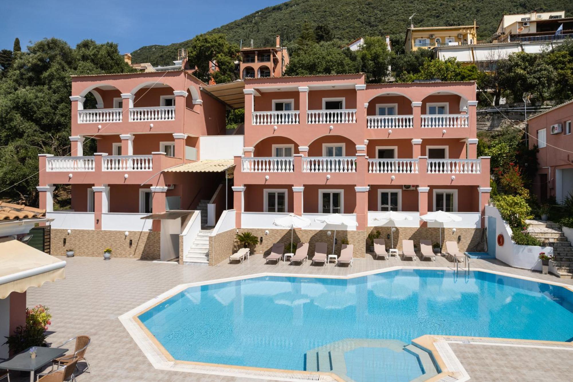 Paradiso Hotel Sea View And Pool Suites Ipsos Corfu Екстер'єр фото